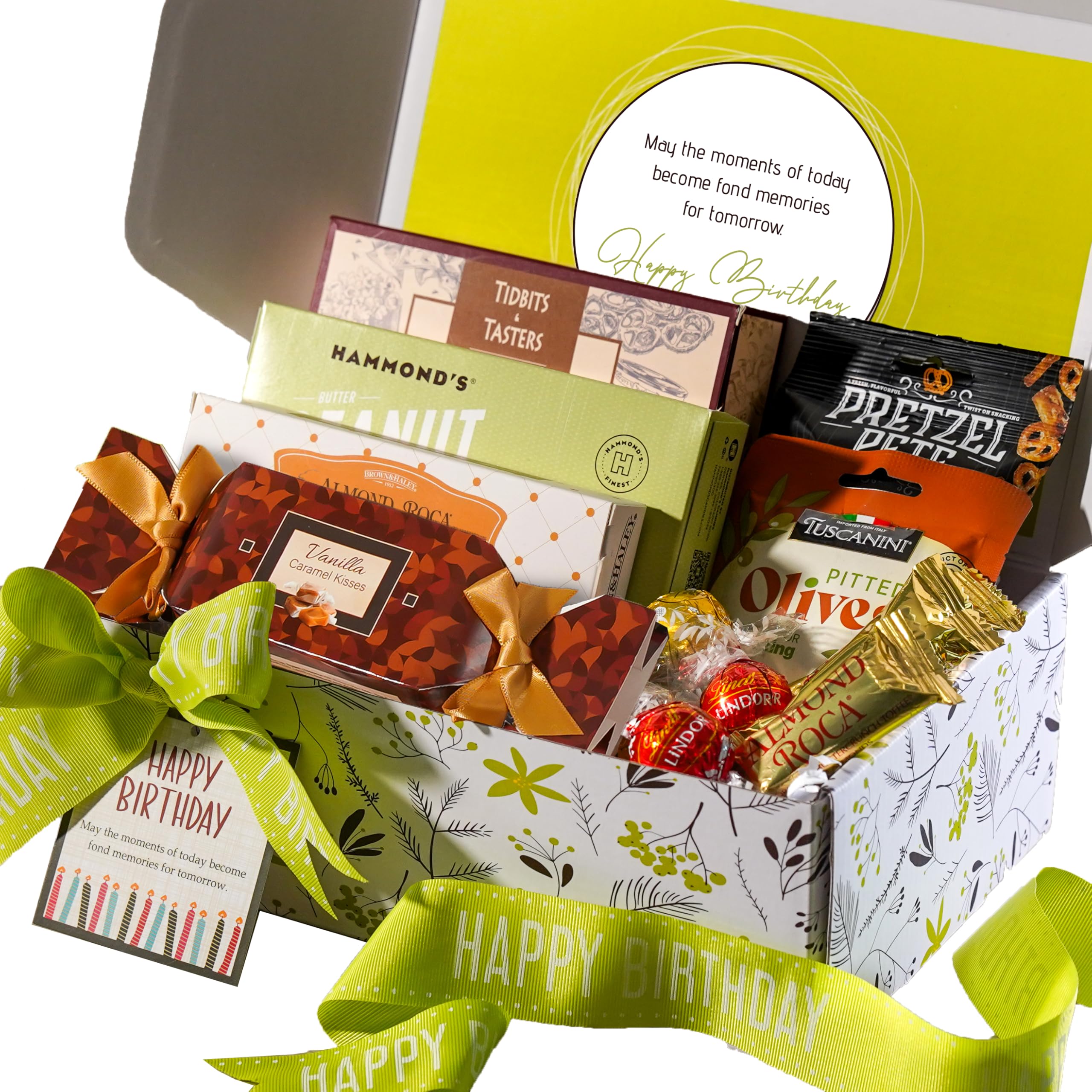 Amazon.com : Broadway Basketeers Happy Birthday Gift Box - Gourmet